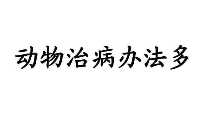 自然界中有哪些动物可以为自己治病