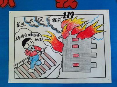 小孩安全知识简笔画