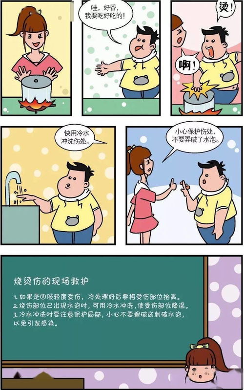 关于安全自护知识漫画