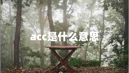 acc是什么意思